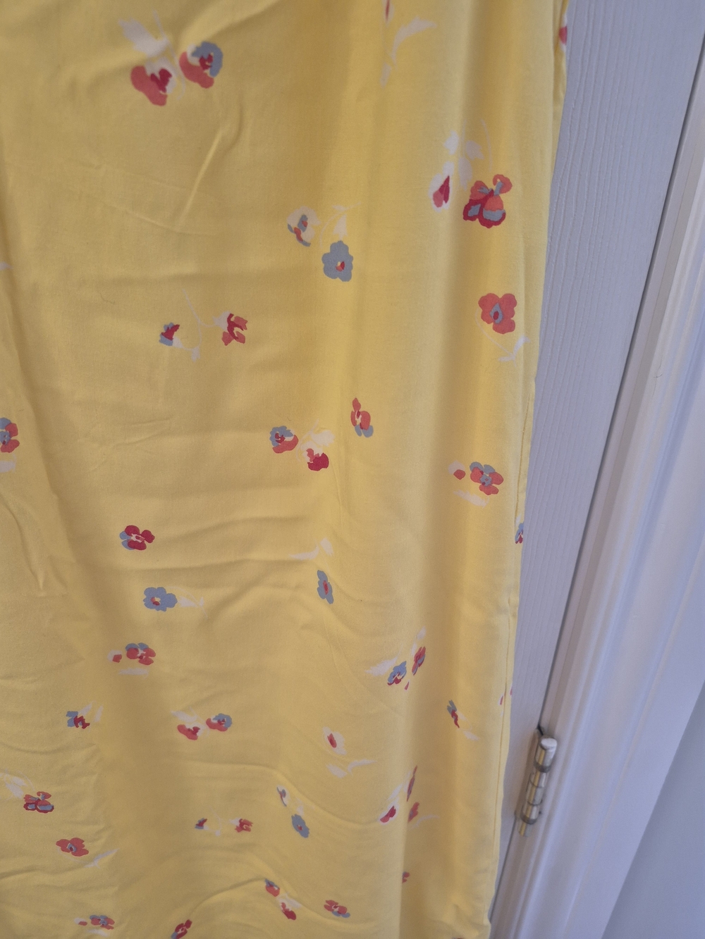 Denver Hayes Yellow Floral Sundress Oversized S - Picture 3 of 8